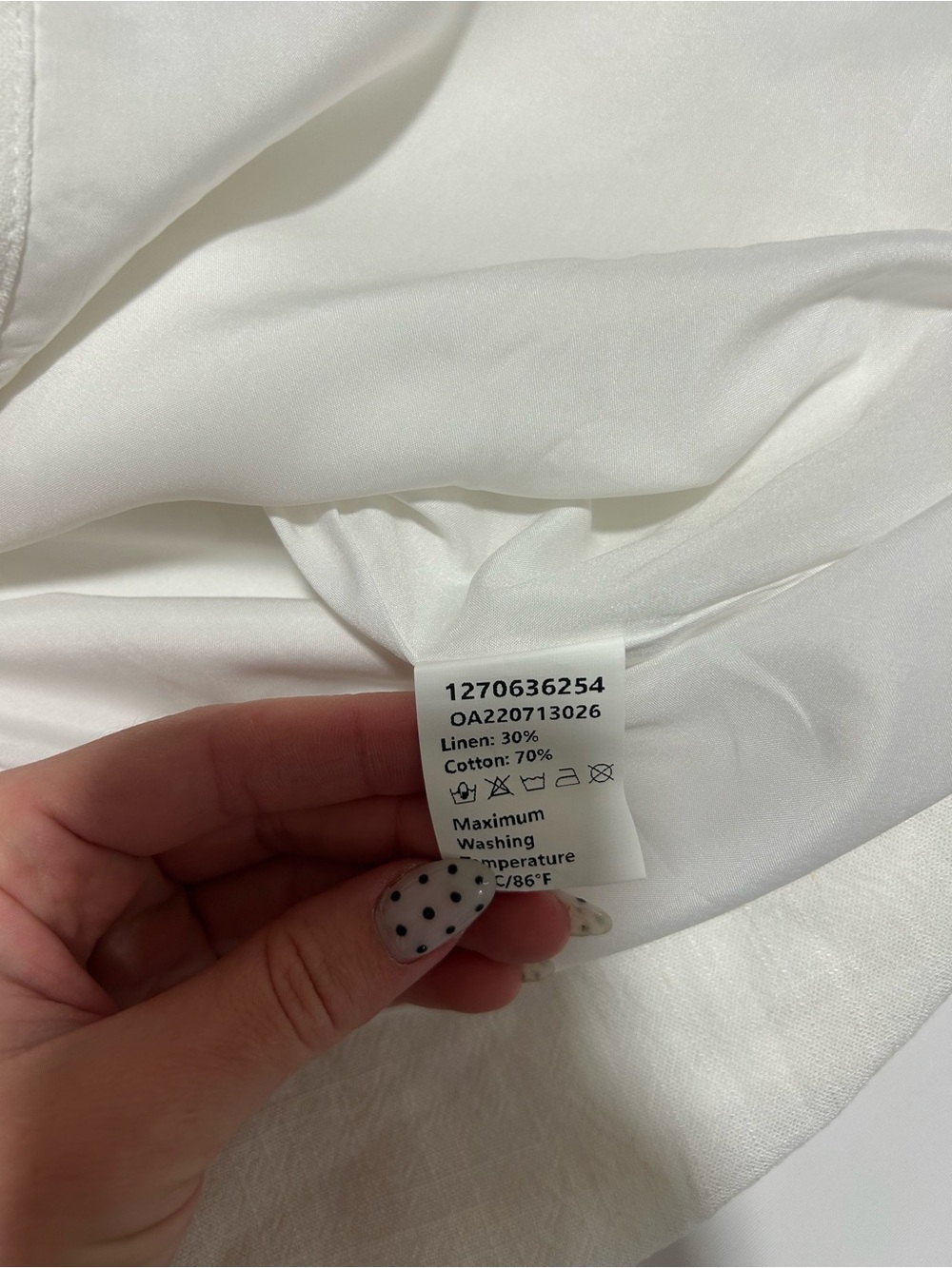 COMMENSE Charming White Button-Front Sundress with Tie Straps - Picture 8 of 8